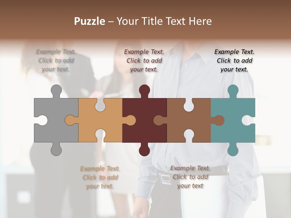 Light Girl Men PowerPoint Template