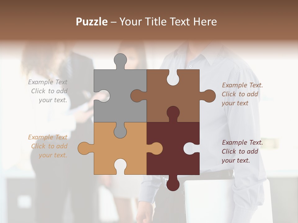 Light Girl Men PowerPoint Template