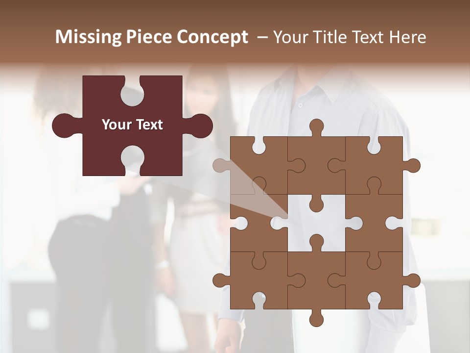 Light Girl Men PowerPoint Template