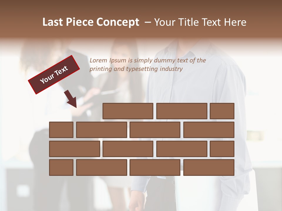 Light Girl Men PowerPoint Template