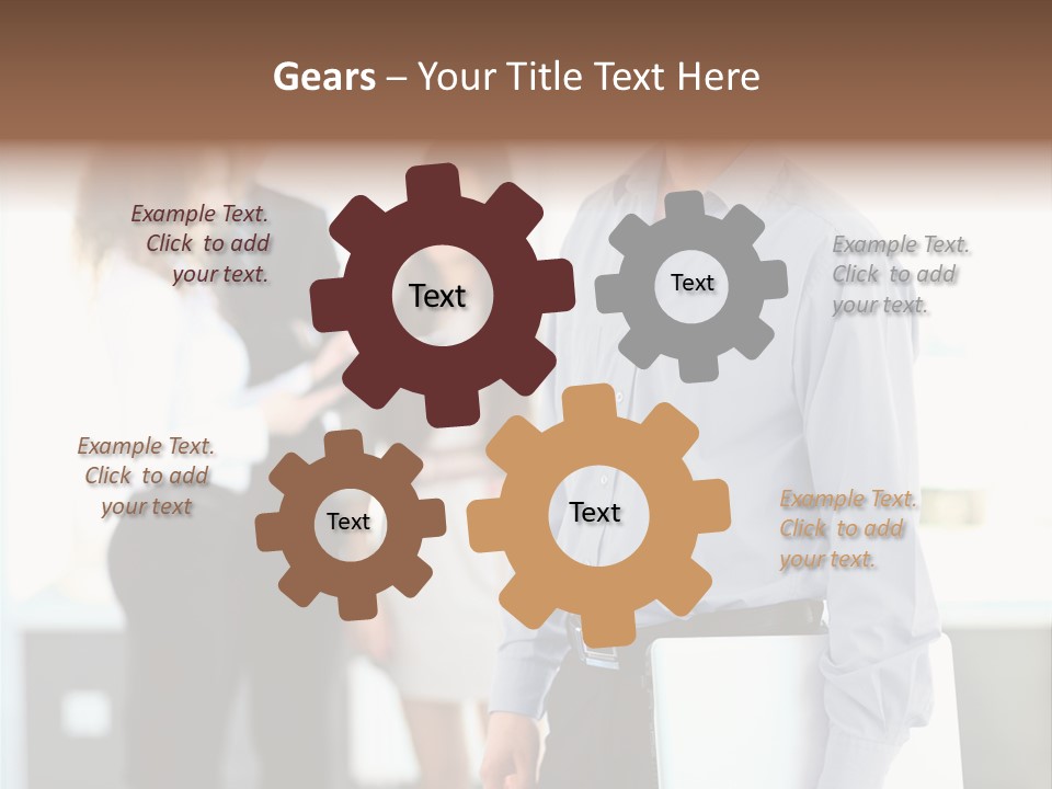 Light Girl Men PowerPoint Template