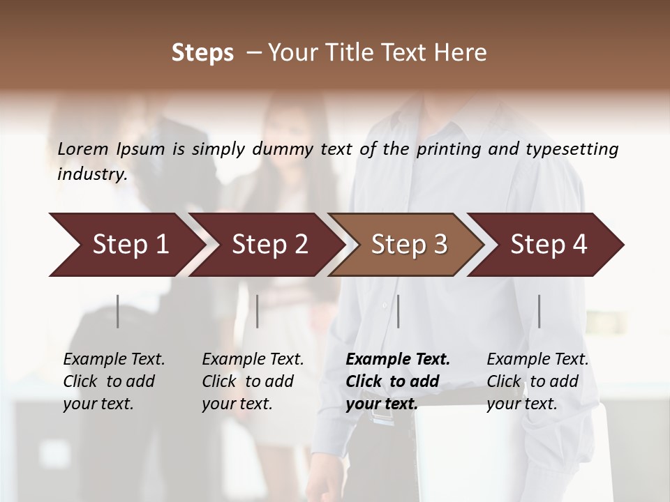 Light Girl Men PowerPoint Template