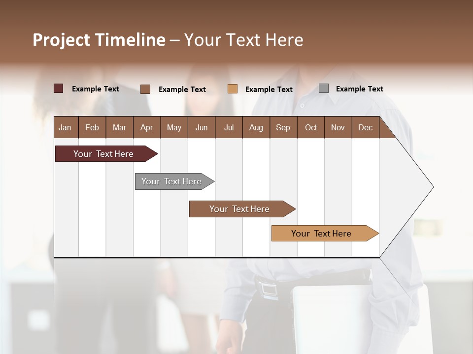 Light Girl Men PowerPoint Template