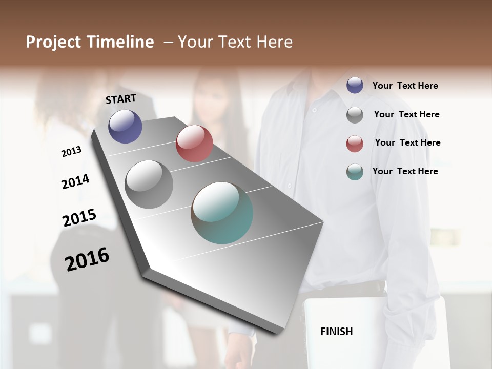 Light Girl Men PowerPoint Template