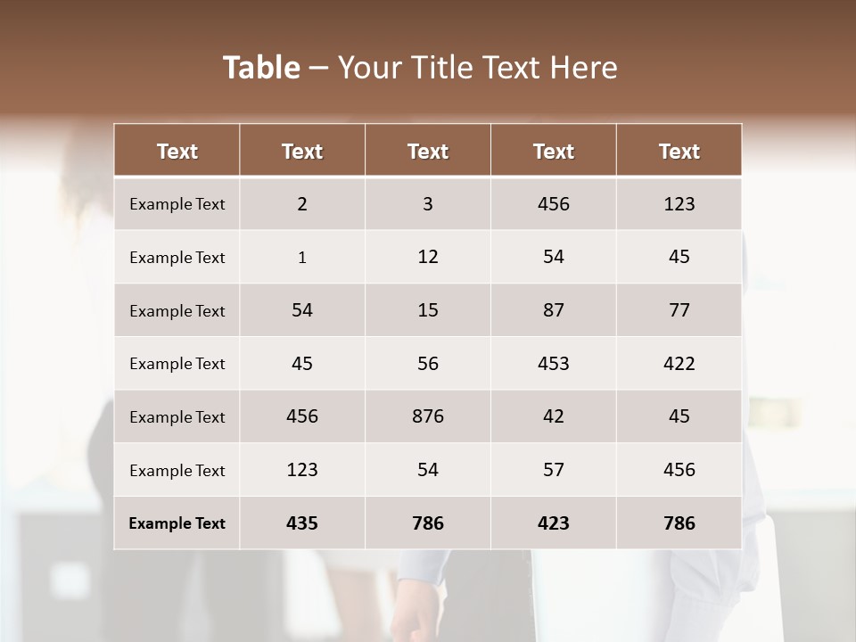 Light Girl Men PowerPoint Template