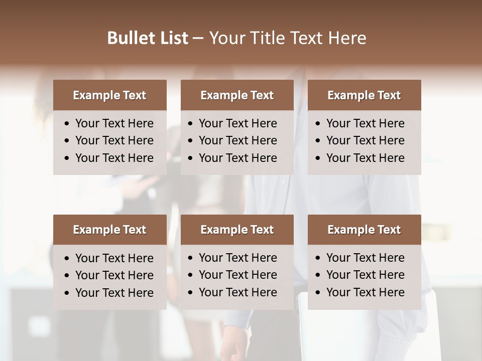 Light Girl Men PowerPoint Template