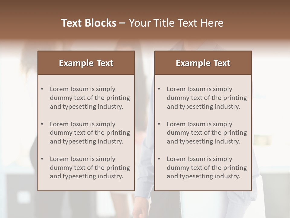 Light Girl Men PowerPoint Template