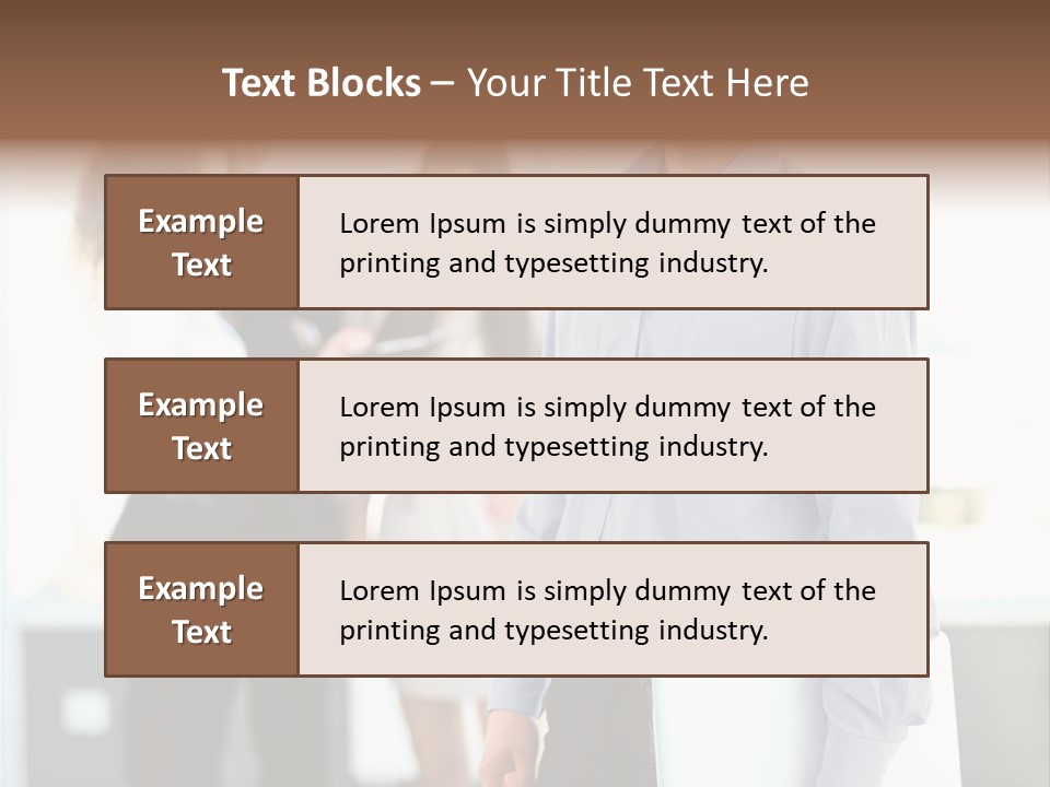 Light Girl Men PowerPoint Template