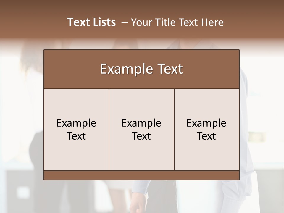 Light Girl Men PowerPoint Template