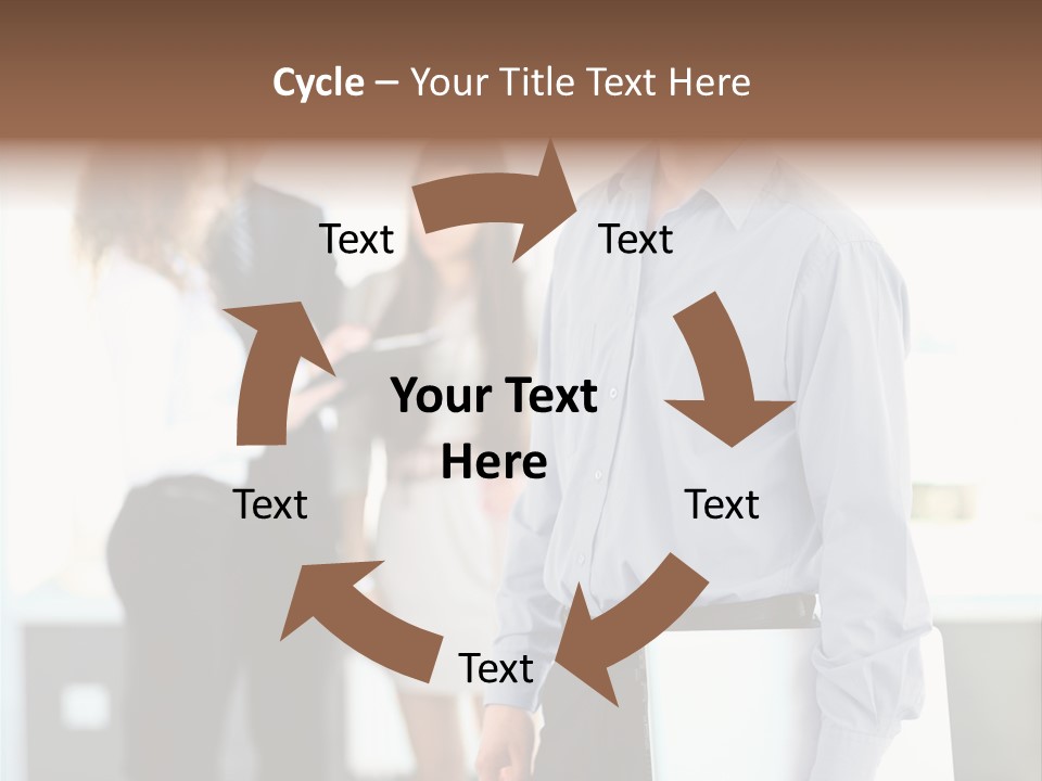 Light Girl Men PowerPoint Template