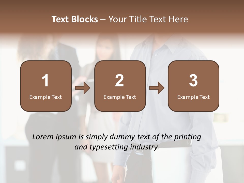 Light Girl Men PowerPoint Template