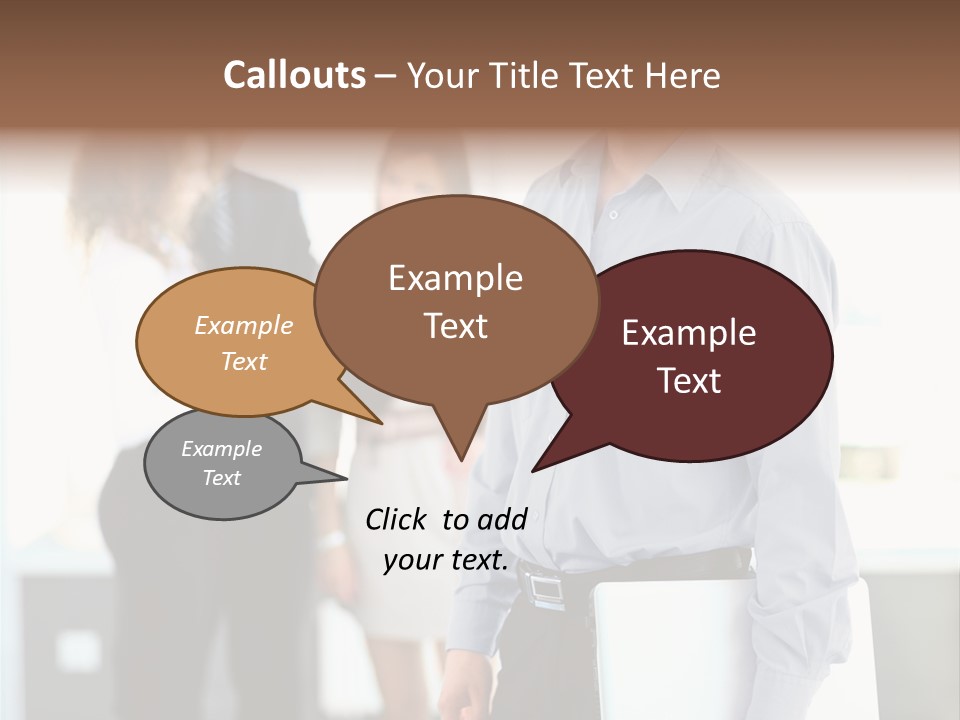 Light Girl Men PowerPoint Template