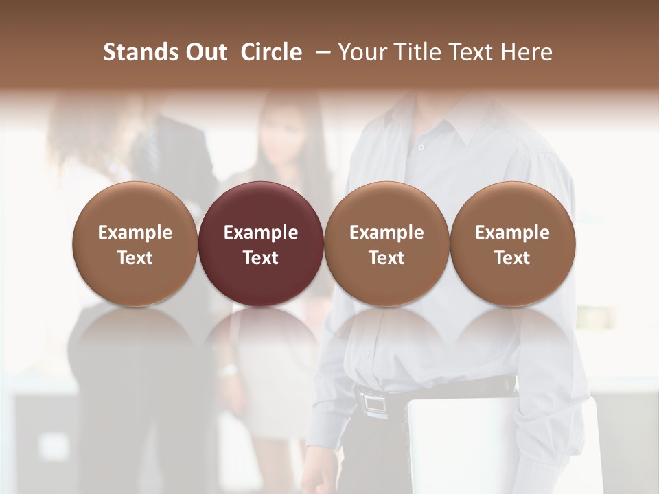 Light Girl Men PowerPoint Template