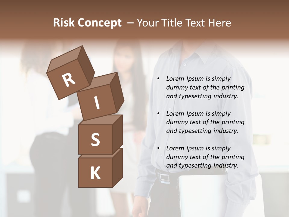 Light Girl Men PowerPoint Template