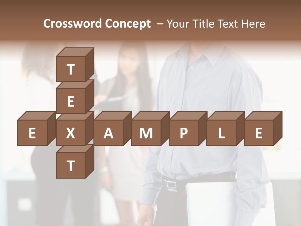 Light Girl Men PowerPoint Template