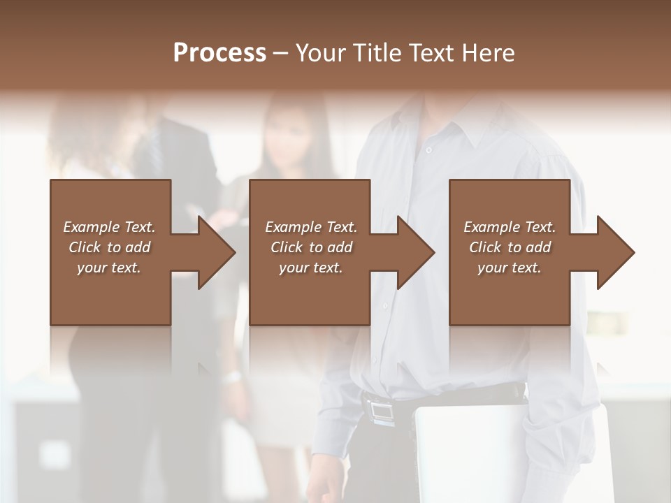 Light Girl Men PowerPoint Template