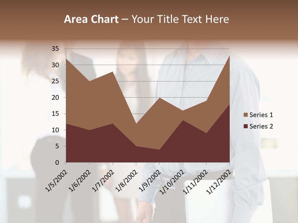 Light Girl Men PowerPoint Template