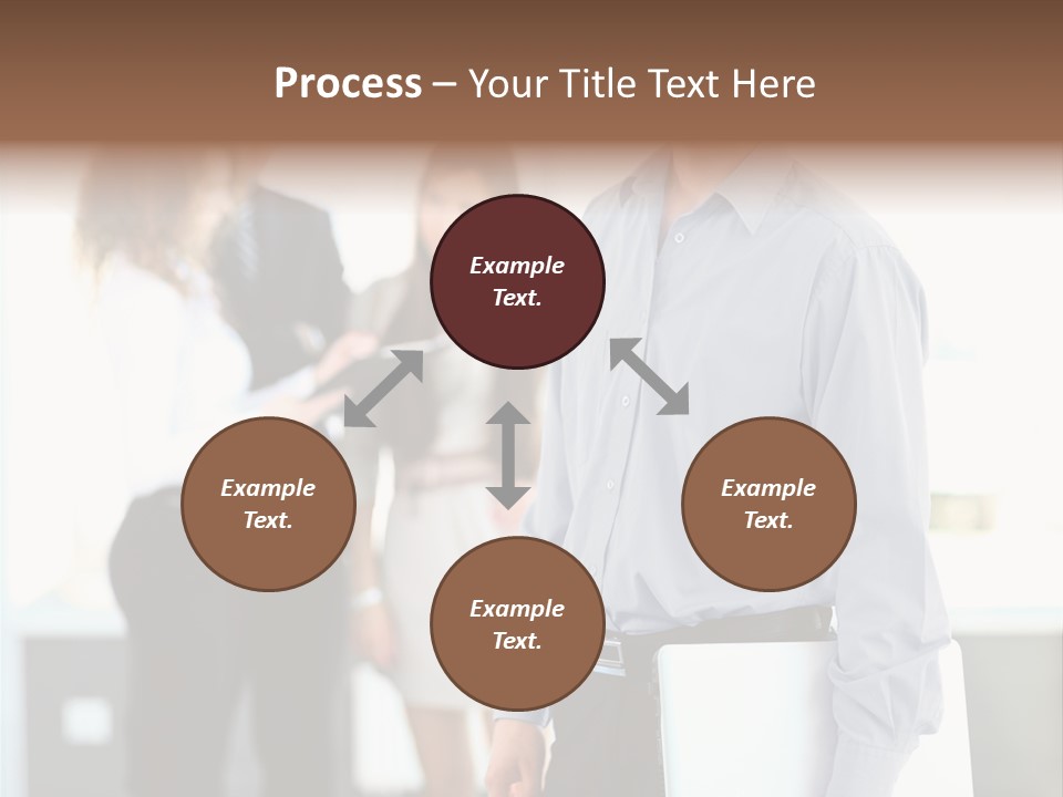 Light Girl Men PowerPoint Template