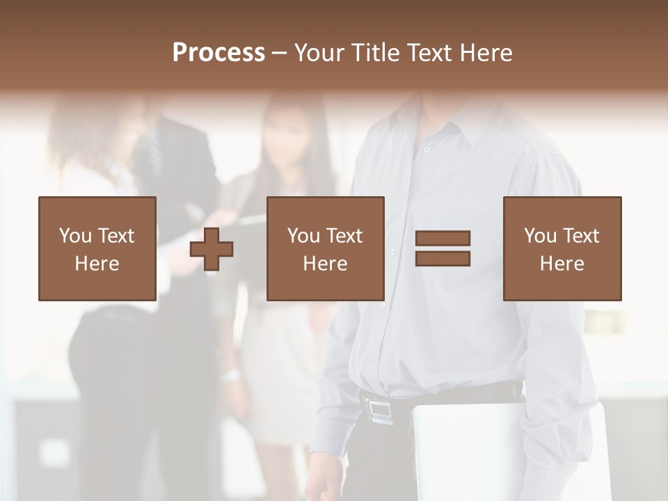 Light Girl Men PowerPoint Template