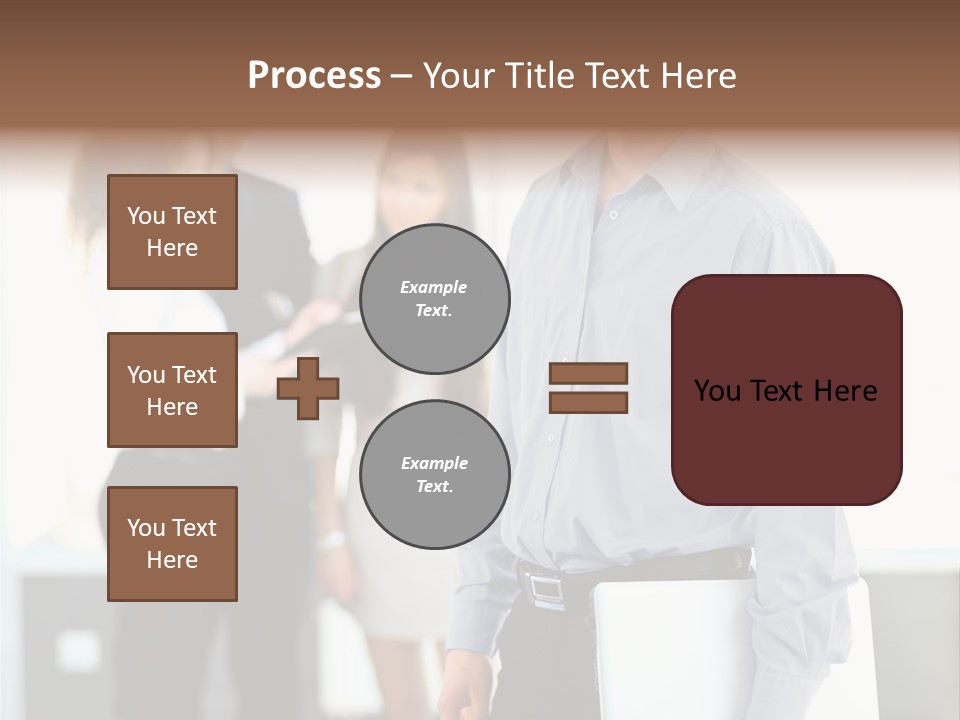 Light Girl Men PowerPoint Template