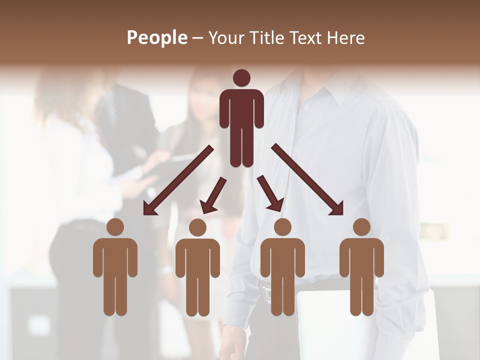 Light Girl Men PowerPoint Template