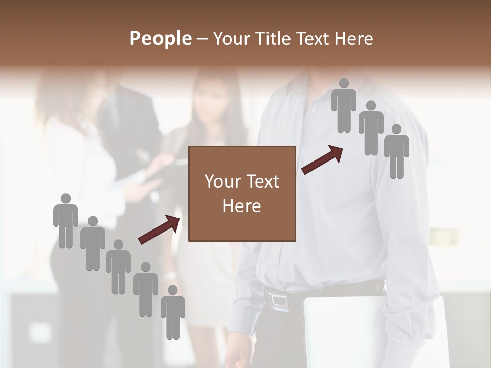 Light Girl Men PowerPoint Template