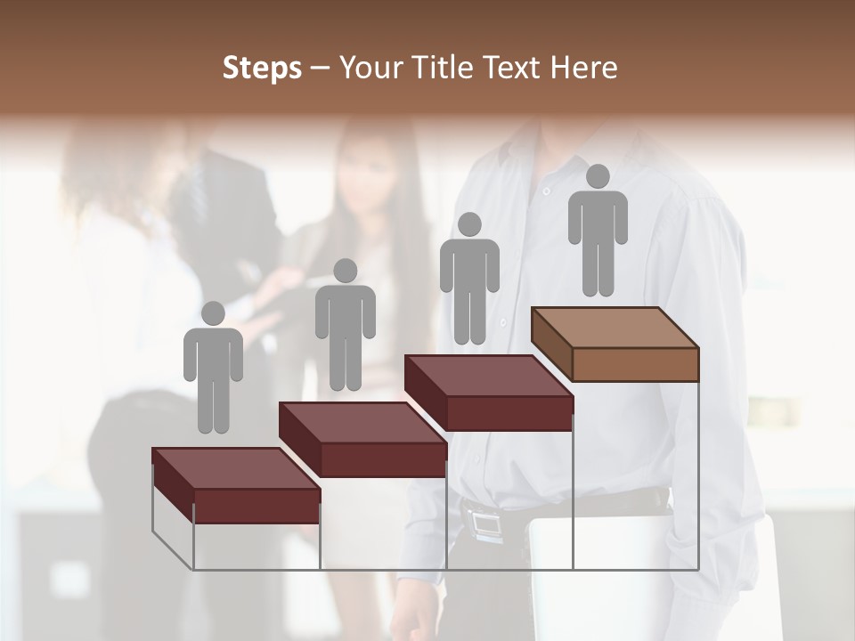 Light Girl Men PowerPoint Template