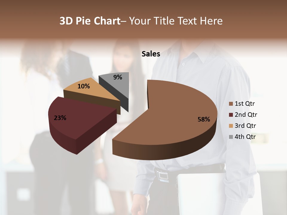 Light Girl Men PowerPoint Template
