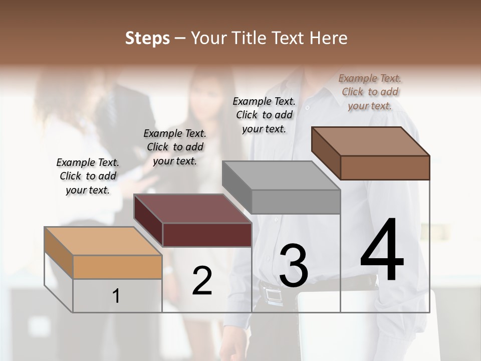 Light Girl Men PowerPoint Template