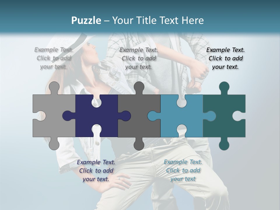 Background Fashion Expression PowerPoint Template