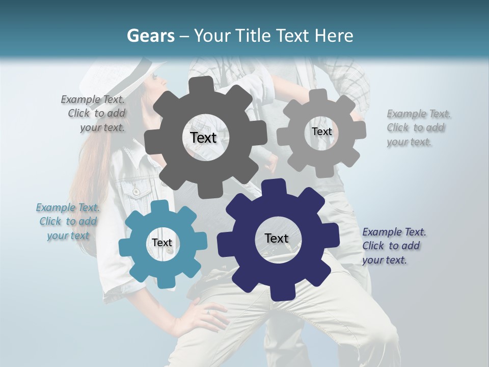 Background Fashion Expression PowerPoint Template