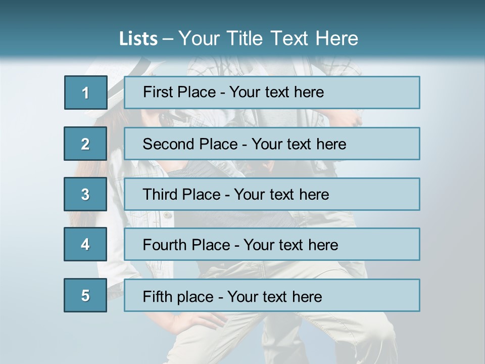 Background Fashion Expression PowerPoint Template