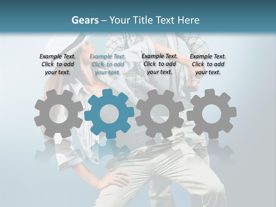 Background Fashion Expression PowerPoint Template