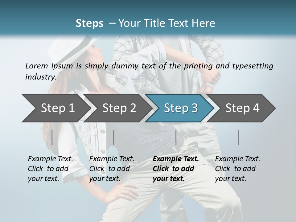 Background Fashion Expression PowerPoint Template