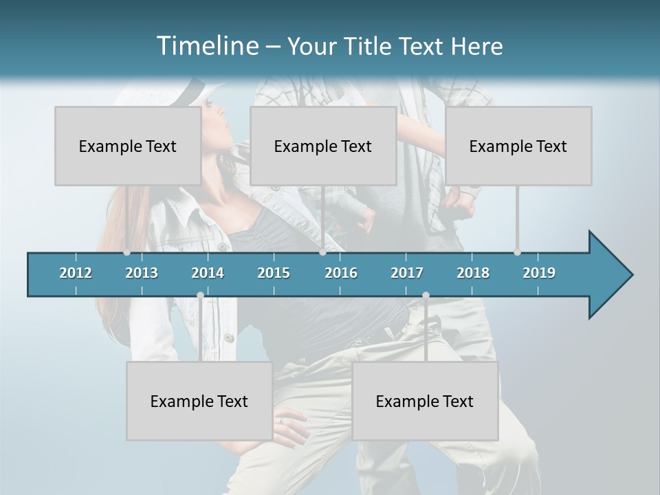 Background Fashion Expression PowerPoint Template