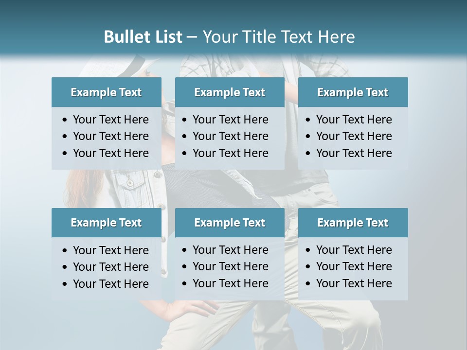 Background Fashion Expression PowerPoint Template