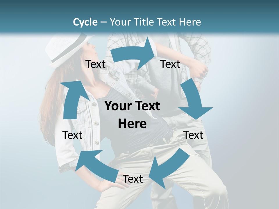 Background Fashion Expression PowerPoint Template