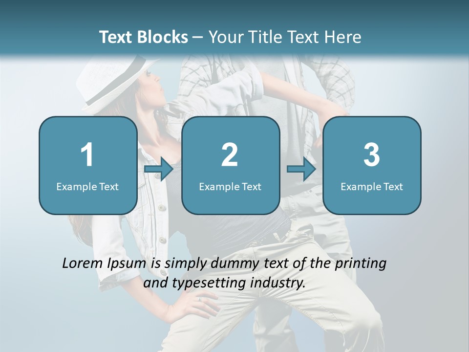 Background Fashion Expression PowerPoint Template