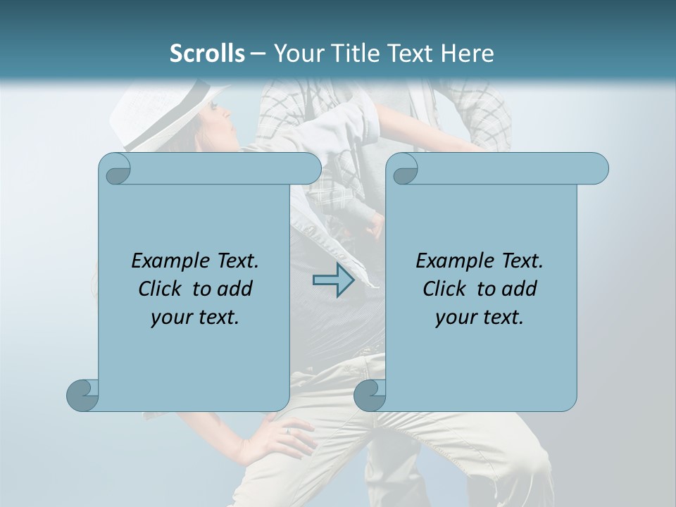 Background Fashion Expression PowerPoint Template