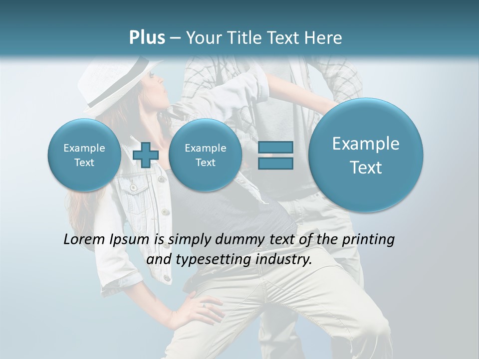 Background Fashion Expression PowerPoint Template