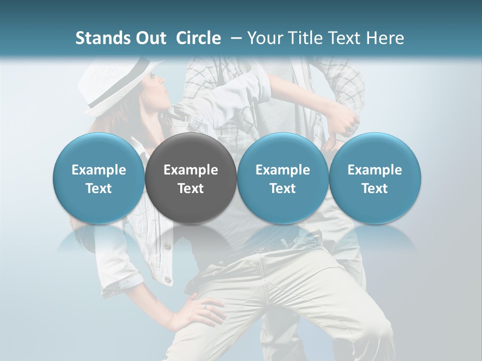 Background Fashion Expression PowerPoint Template