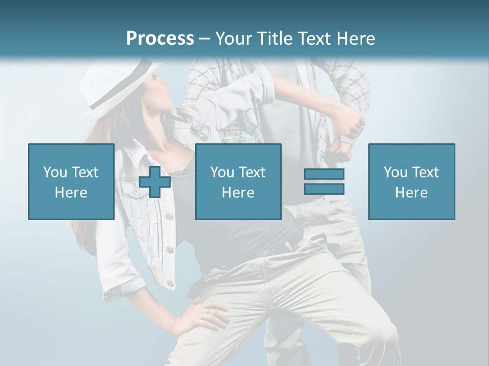 Background Fashion Expression PowerPoint Template