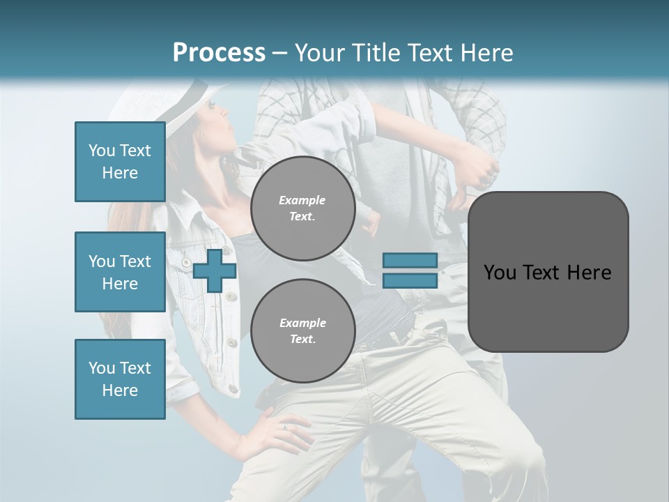 Background Fashion Expression PowerPoint Template