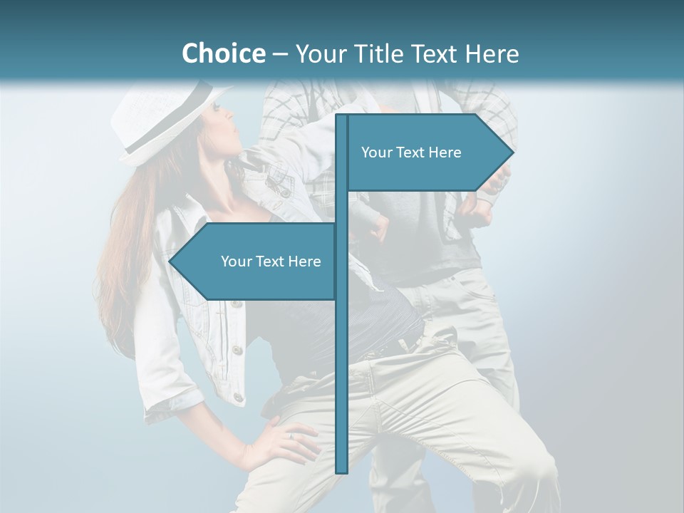 Background Fashion Expression PowerPoint Template