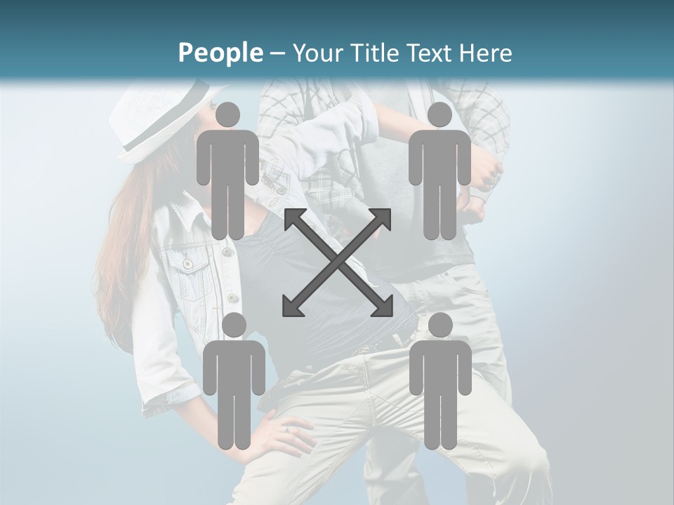 Background Fashion Expression PowerPoint Template