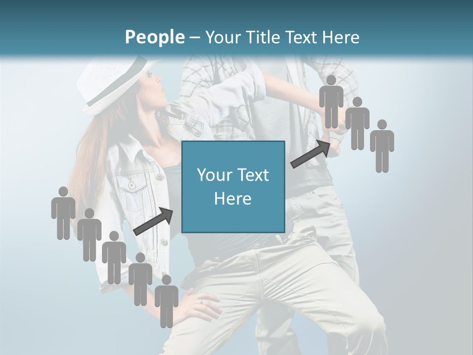 Background Fashion Expression PowerPoint Template