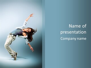 Young Breakdance Fashion PowerPoint Template