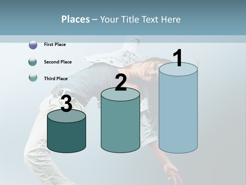 Young Breakdance Fashion PowerPoint Template