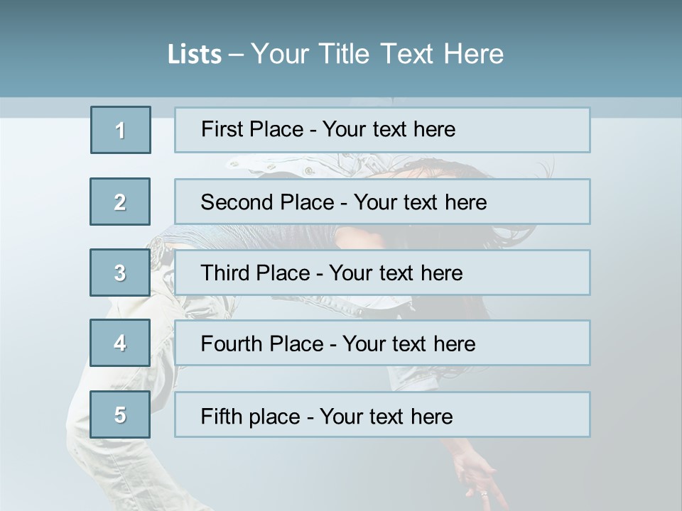 Young Breakdance Fashion PowerPoint Template