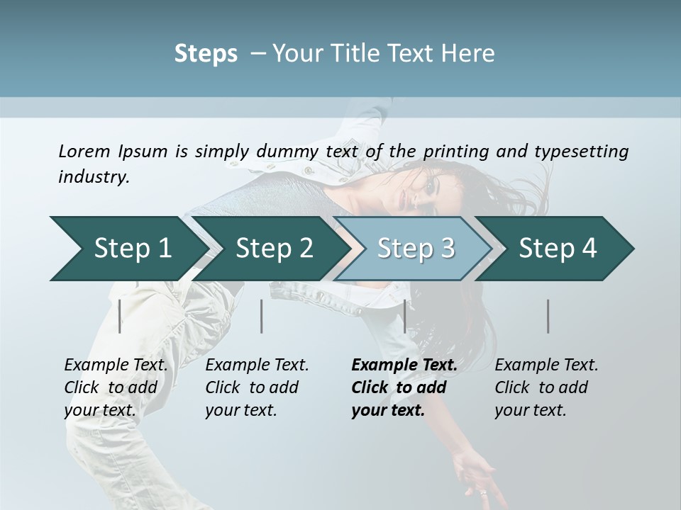 Young Breakdance Fashion PowerPoint Template